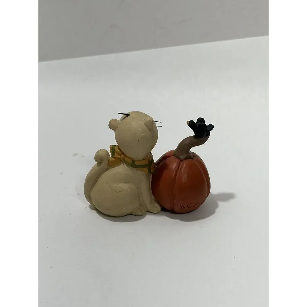 Blossom Bucket Figure‎ Cat Pumpkin Crow Suzi Skoglund Fall Primitive Folk Art